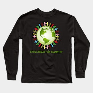 Skolstrejk för klimatet Long Sleeve T-Shirt